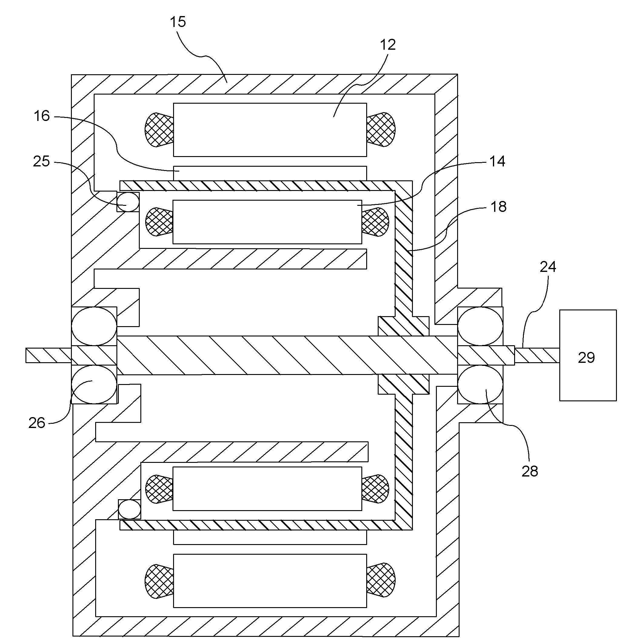 Optimized electric machine for smart actuators