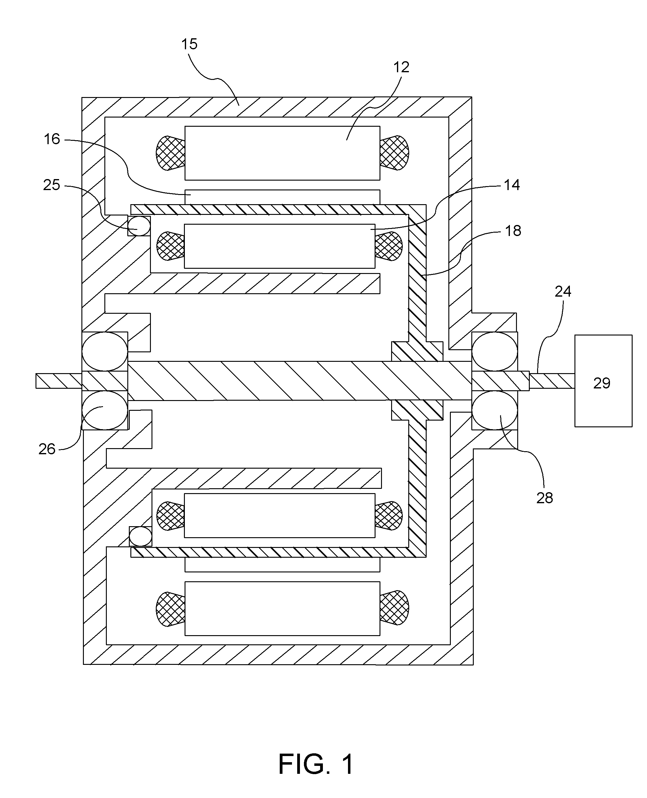 Optimized electric machine for smart actuators