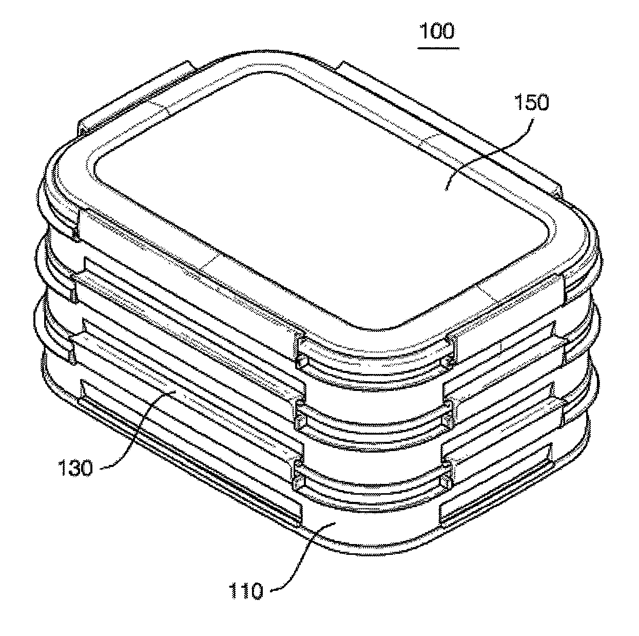 Interlocking container