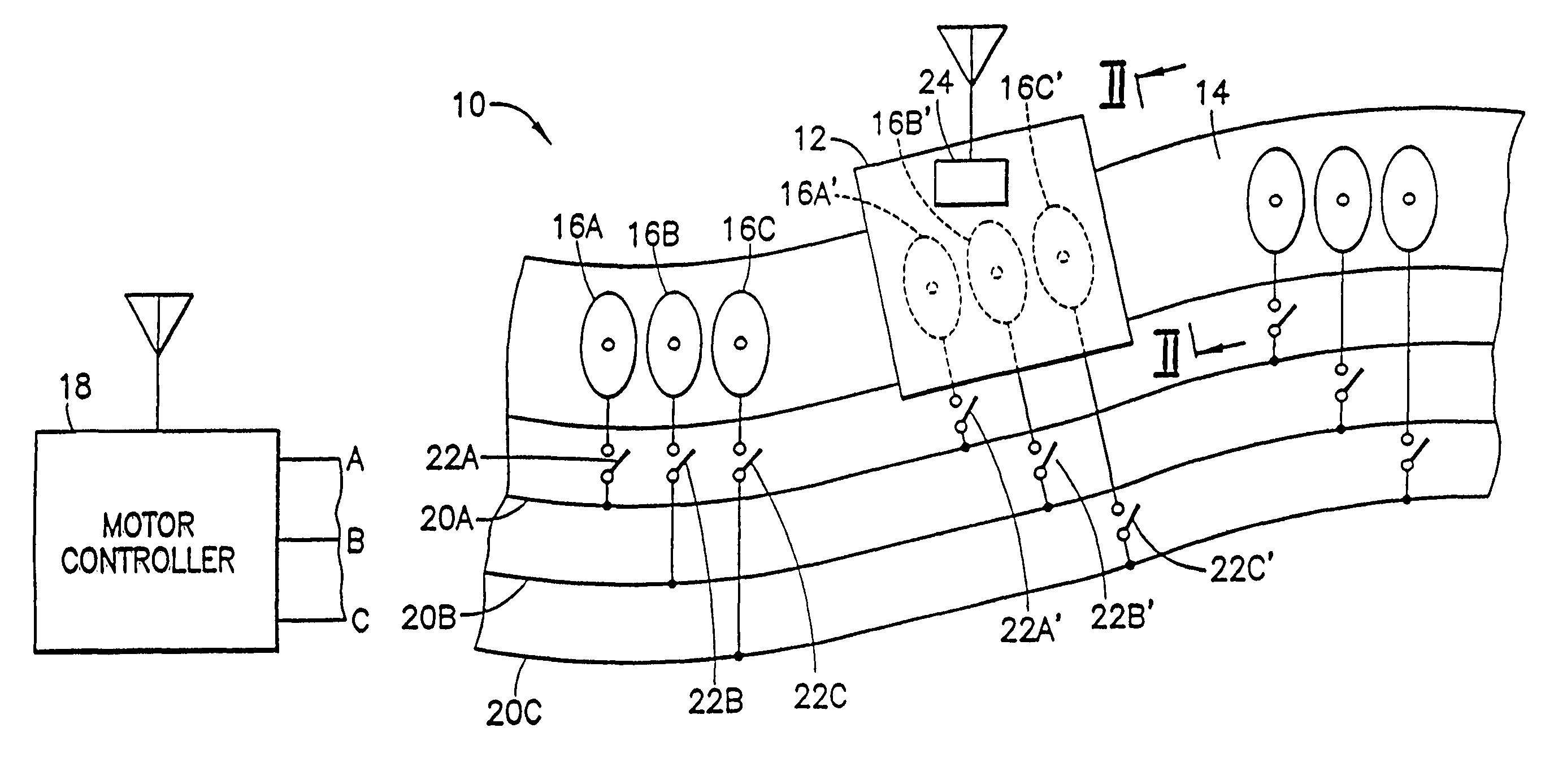 Path module for a linear motor, modular linear motor system and method to control the same