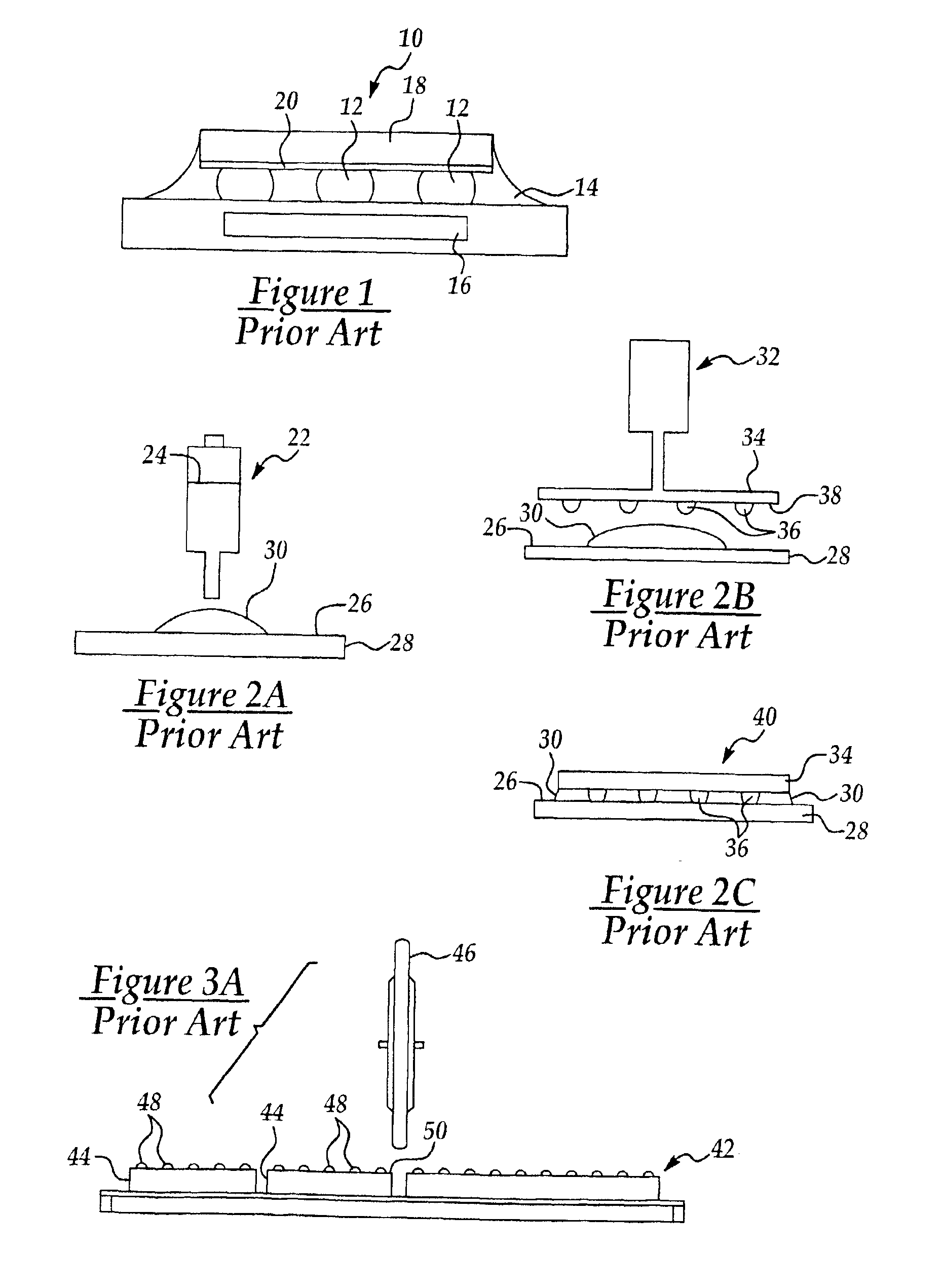 Method for bonding IC chips to substrates incorporating dummy bumps and non-conductive adhesive and structures formed