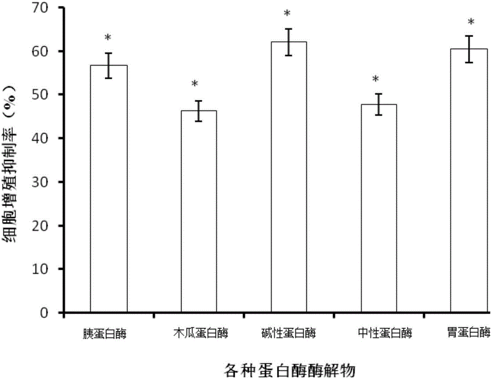 Preparation method of Nereis succinea anti-lung-cancer polypeptides