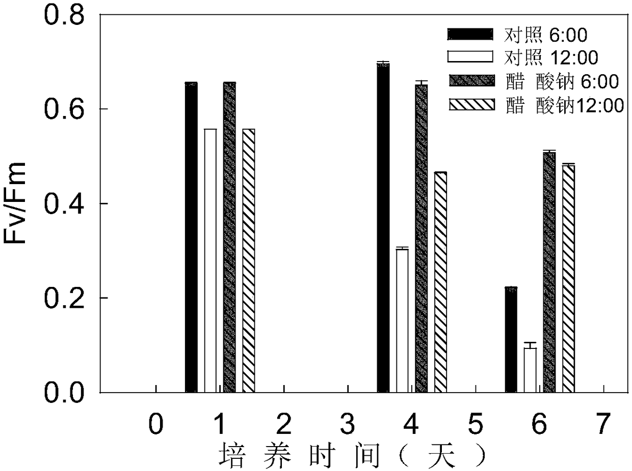 Method for relieving photoinhibition of haematococcus pluvialis