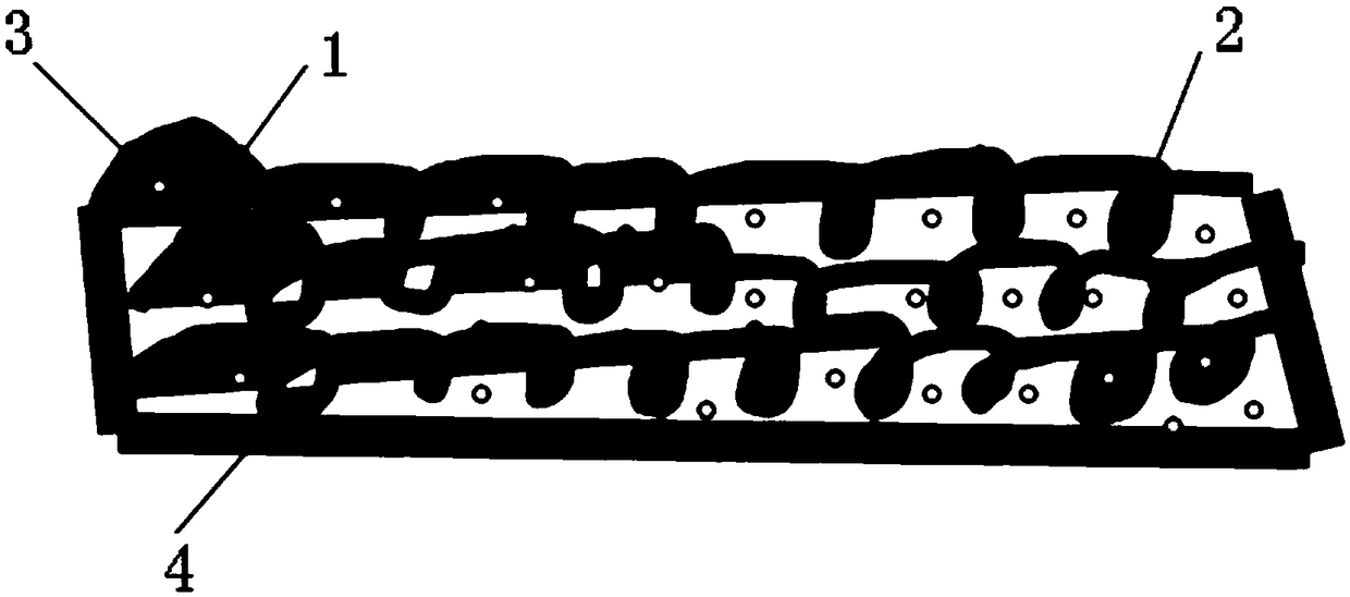 Negative oxygen ion PVC wire ring pad and manufacturing method