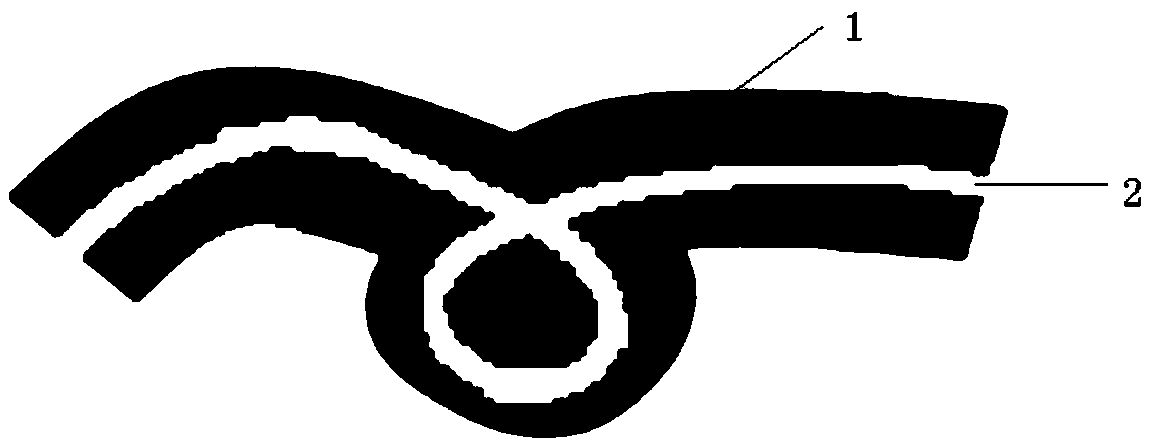 Negative oxygen ion PVC wire ring pad and manufacturing method