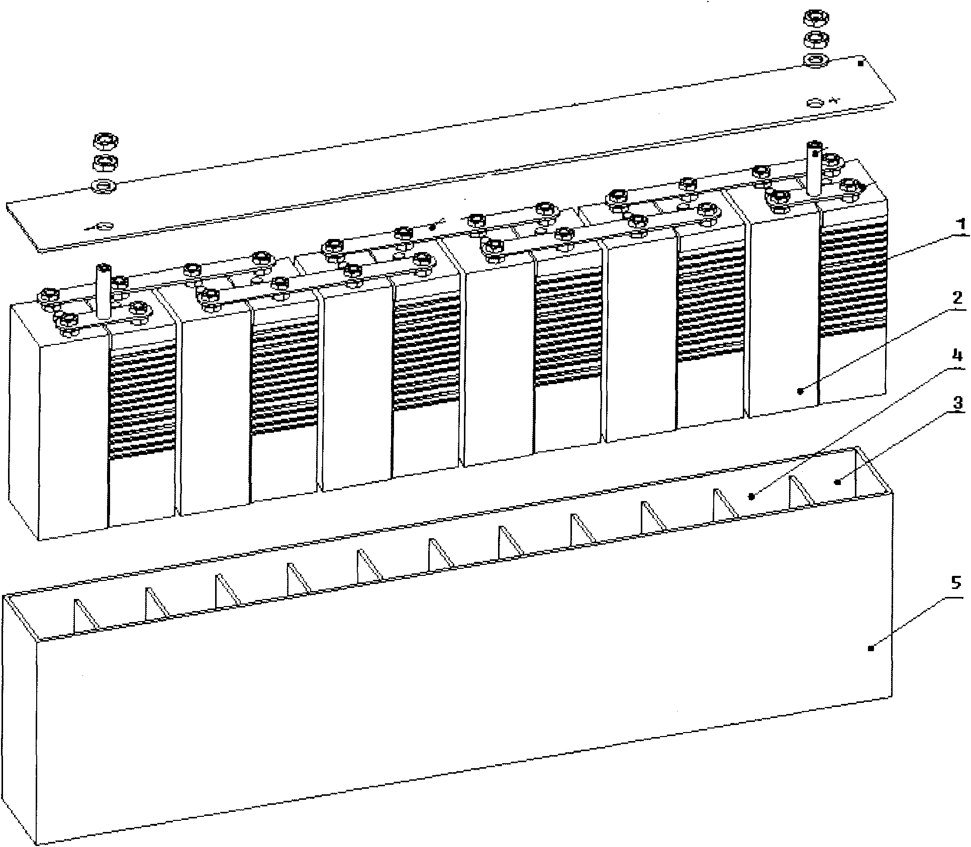 Super capacitor and lead-acid cell mixed chemical power supply