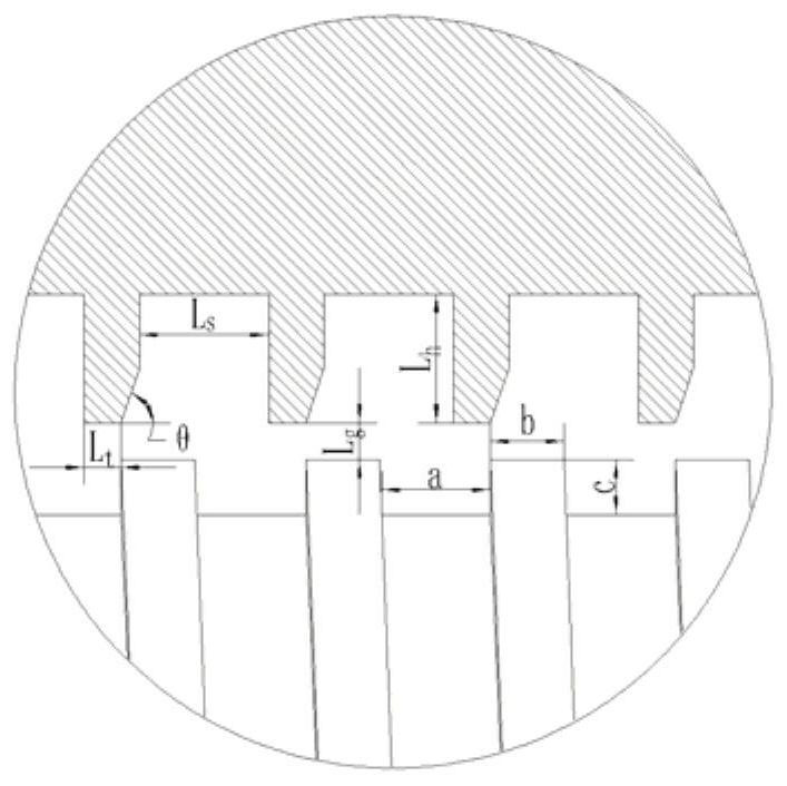 Magnetic powder liquid sealing device with fluid dynamic pressure back conveying function