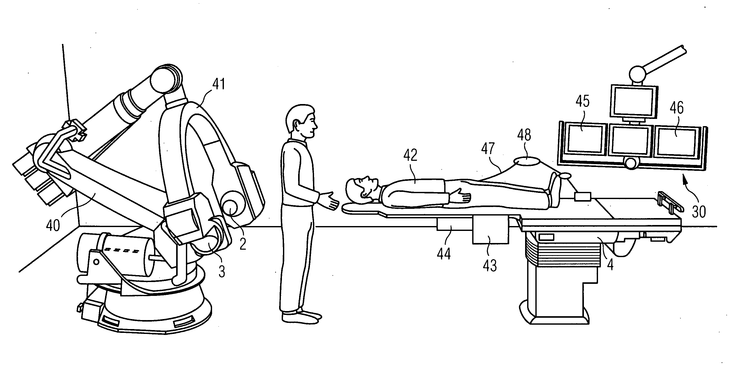 System for carrying out and monitoring minimally-invasive interventions