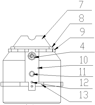 Modular bullet holder device