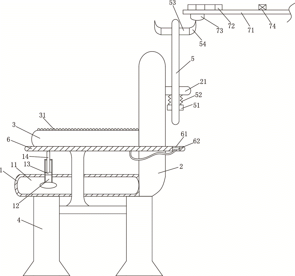 Medical infusion chair