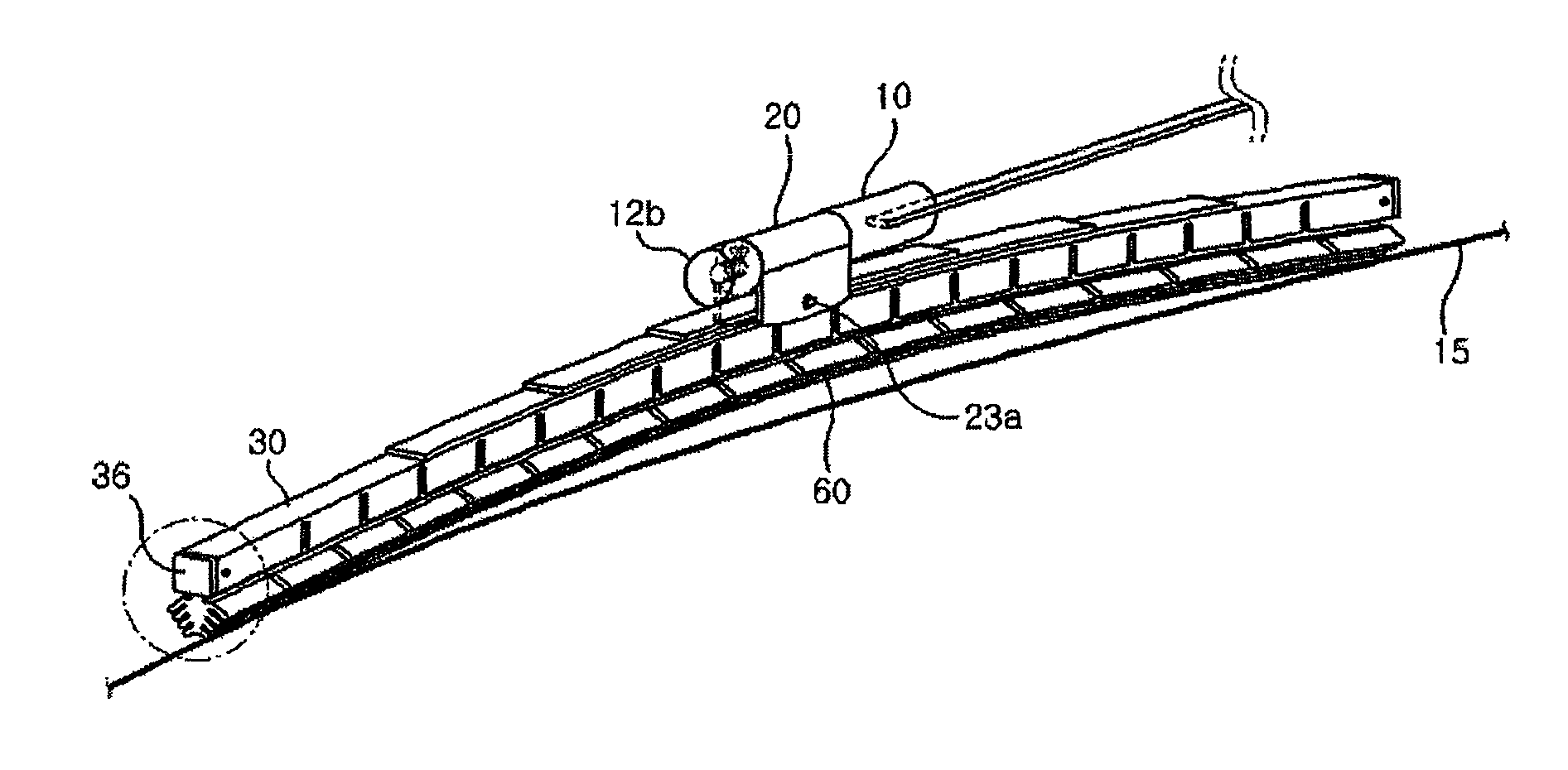 Wiper having tilting multi-blade