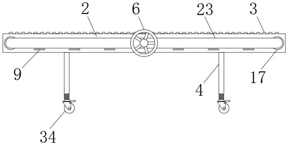 A seamless edge banding device for the production of wooden doors