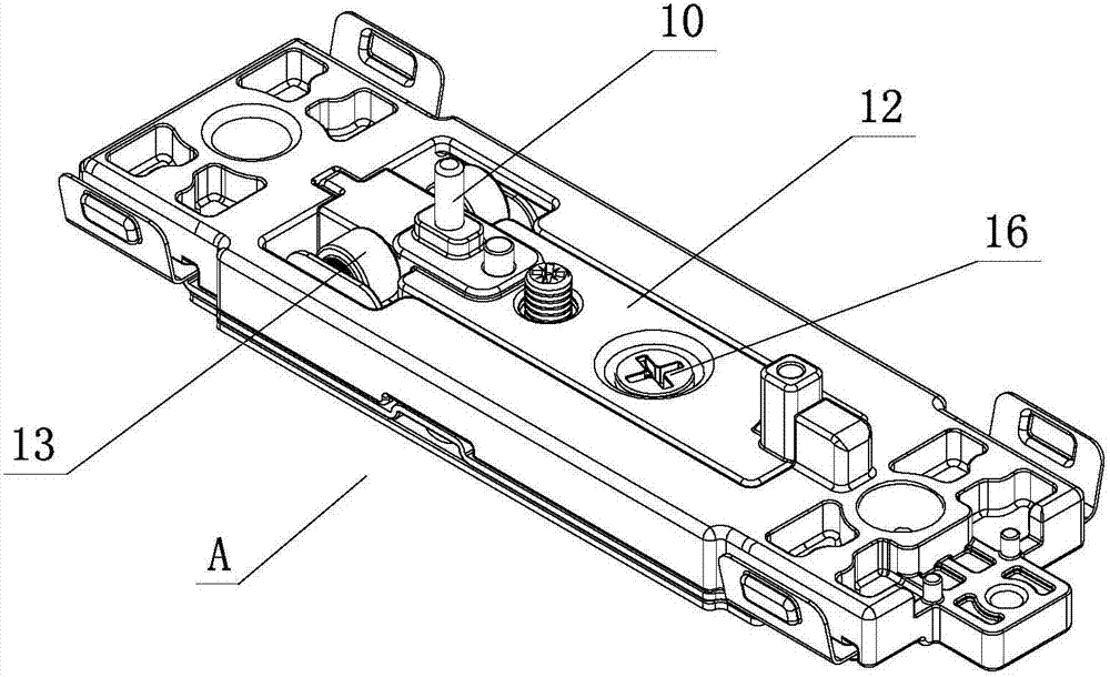 An adjustable two-way damping structure for furniture sliding doors