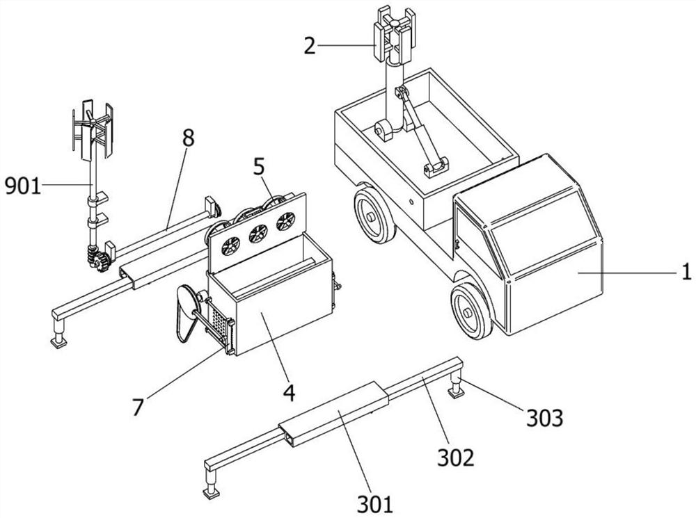 Movable emergency device based on 5G communication