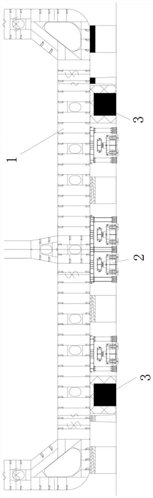 An emergency method and emergency equipment for power unit failure of a ship-moving trolley