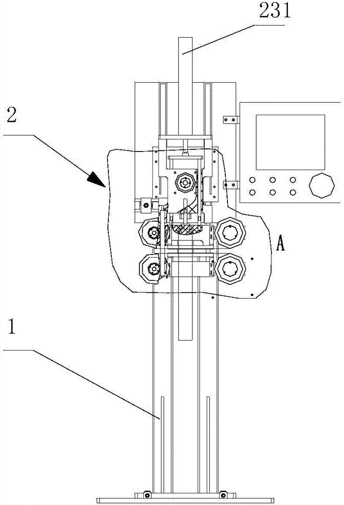 Extruding and pulling device for cable loose tubes