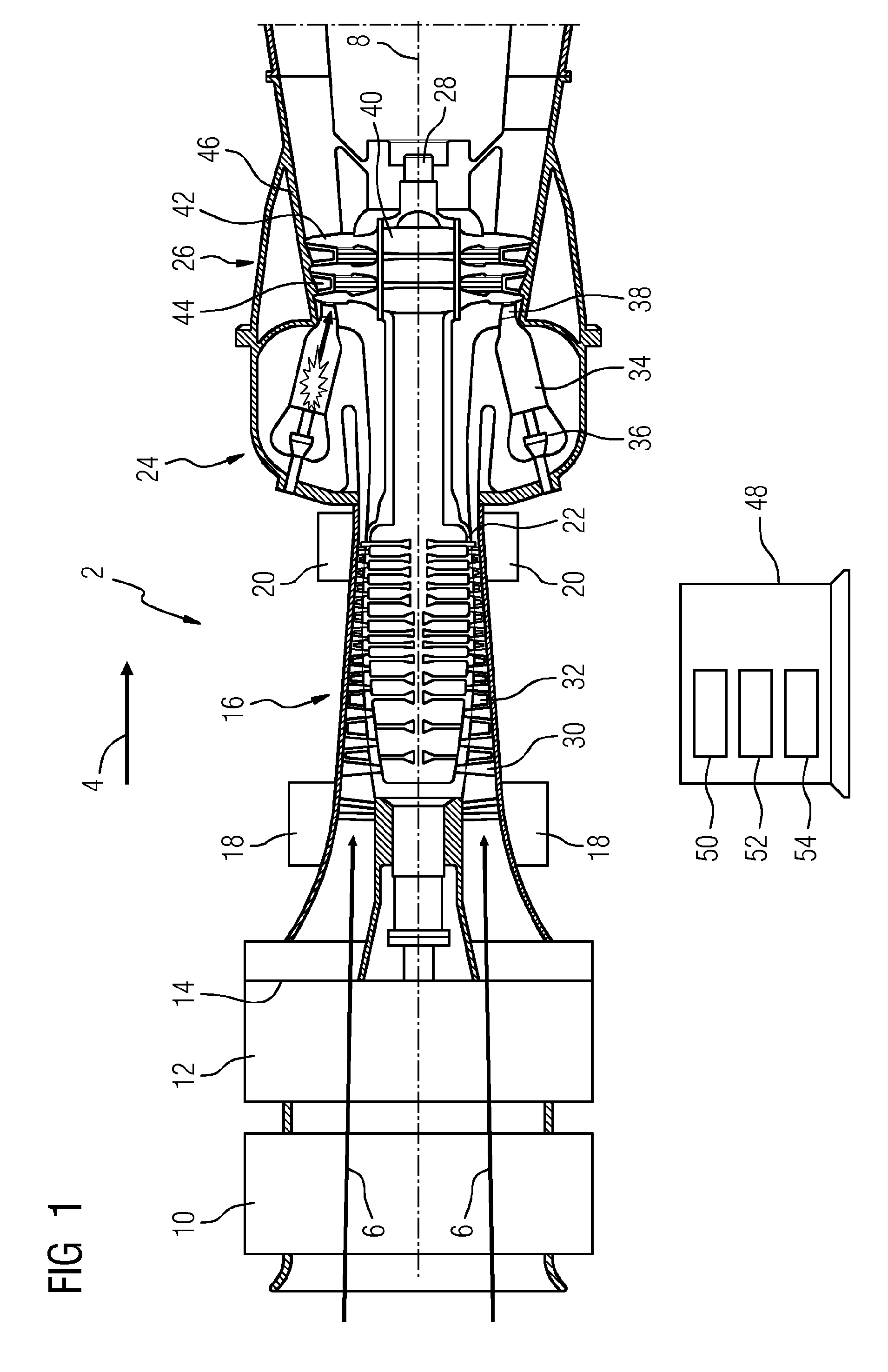 Operation of a gas turbine system in part load operation