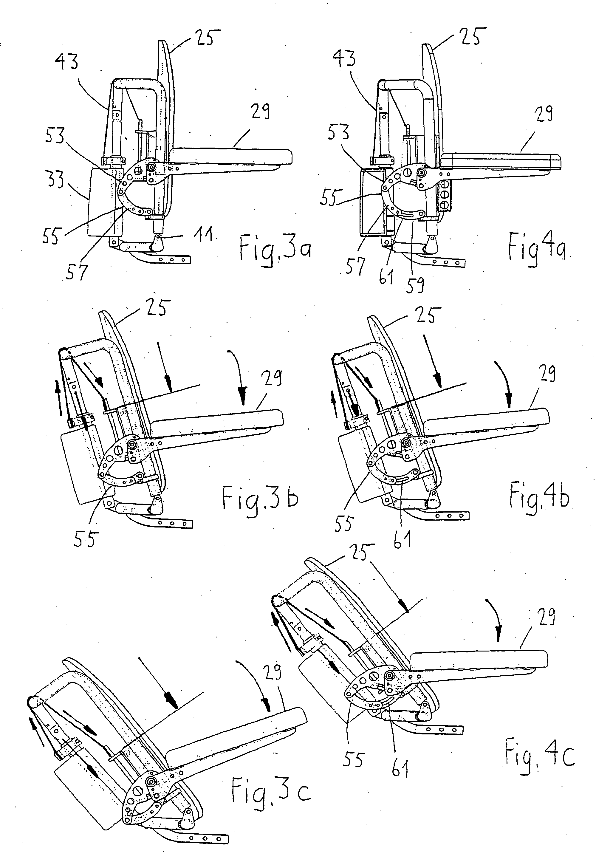 Seat back unit for a chair, in particular for a wheelchair or a stand-up wheelchair