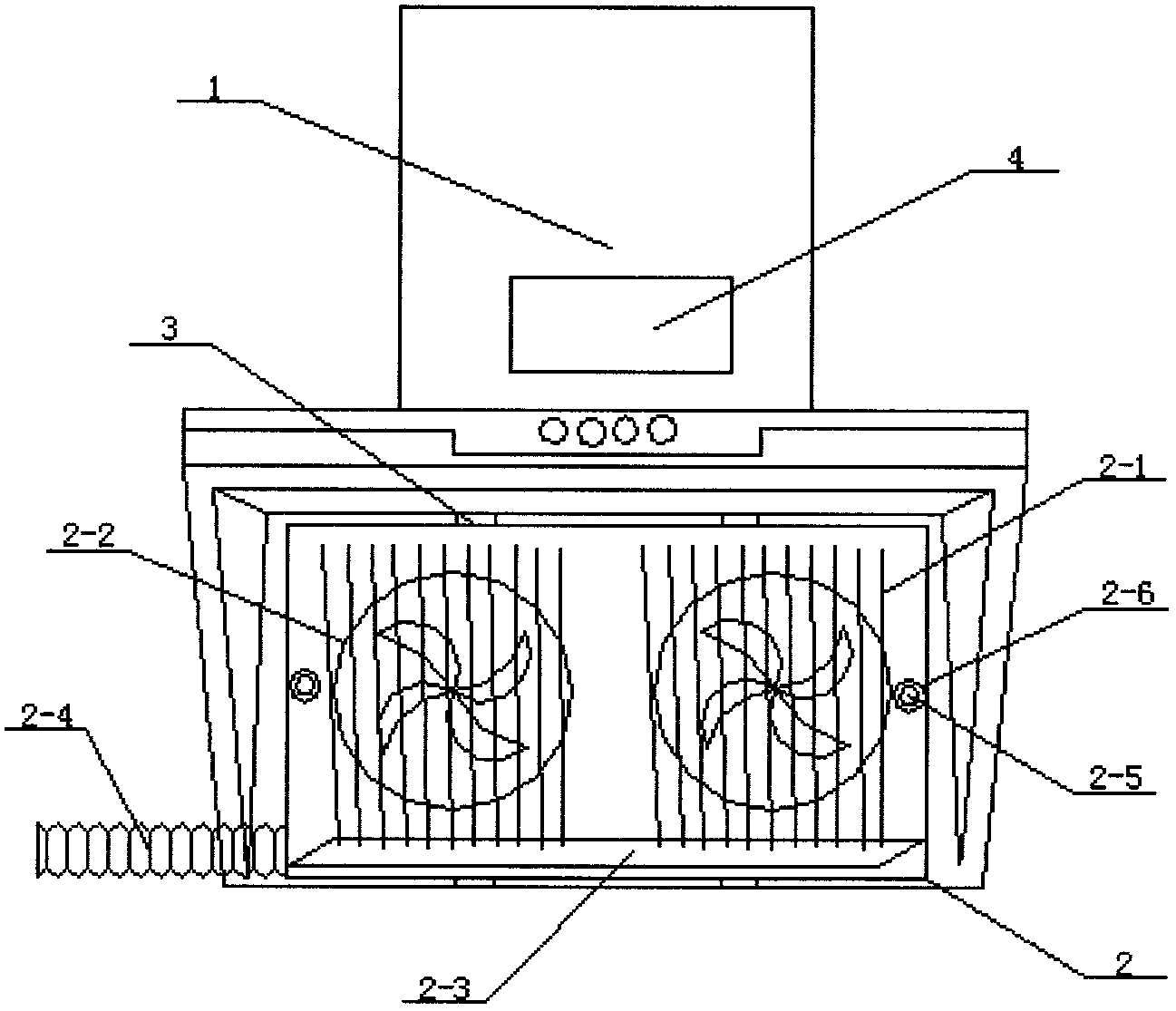 Automatic lifting range hood