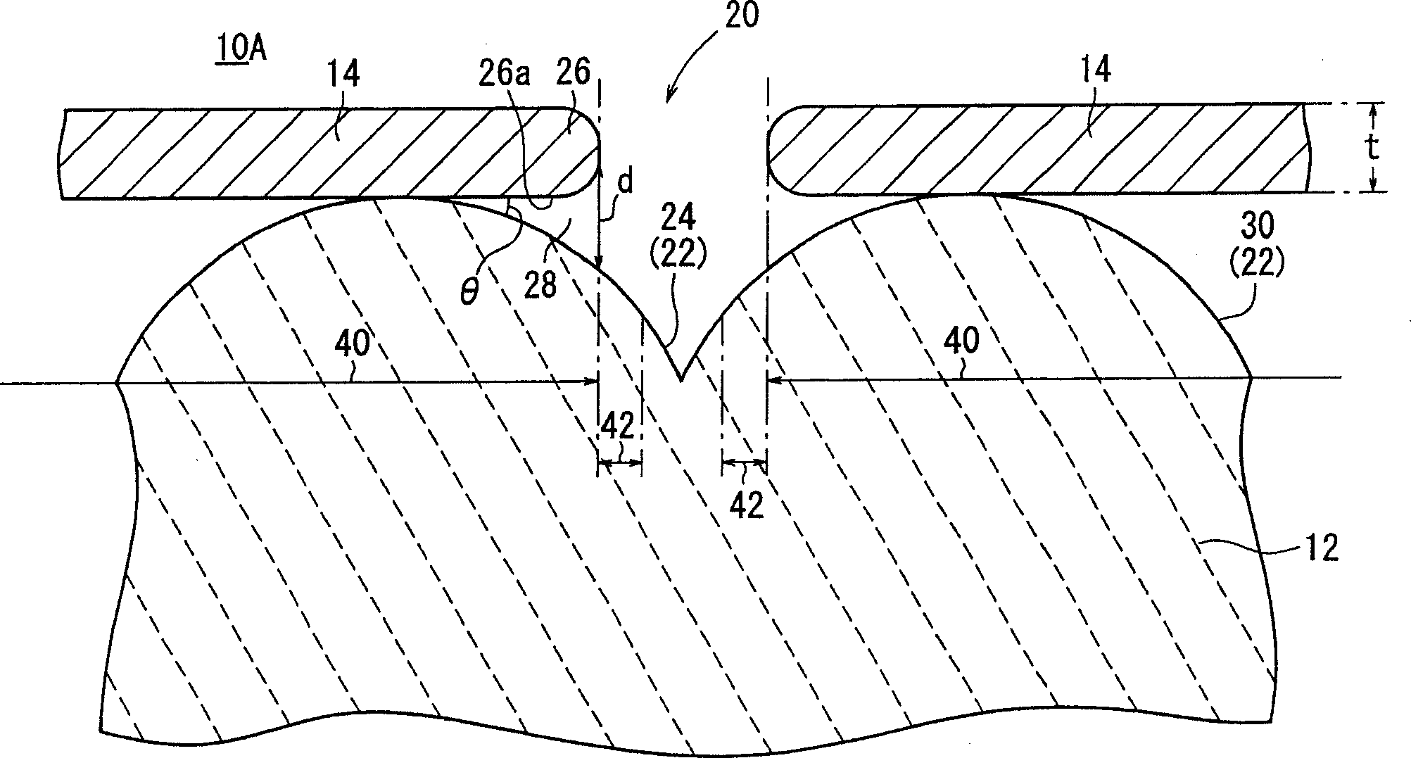 Electron emitting element