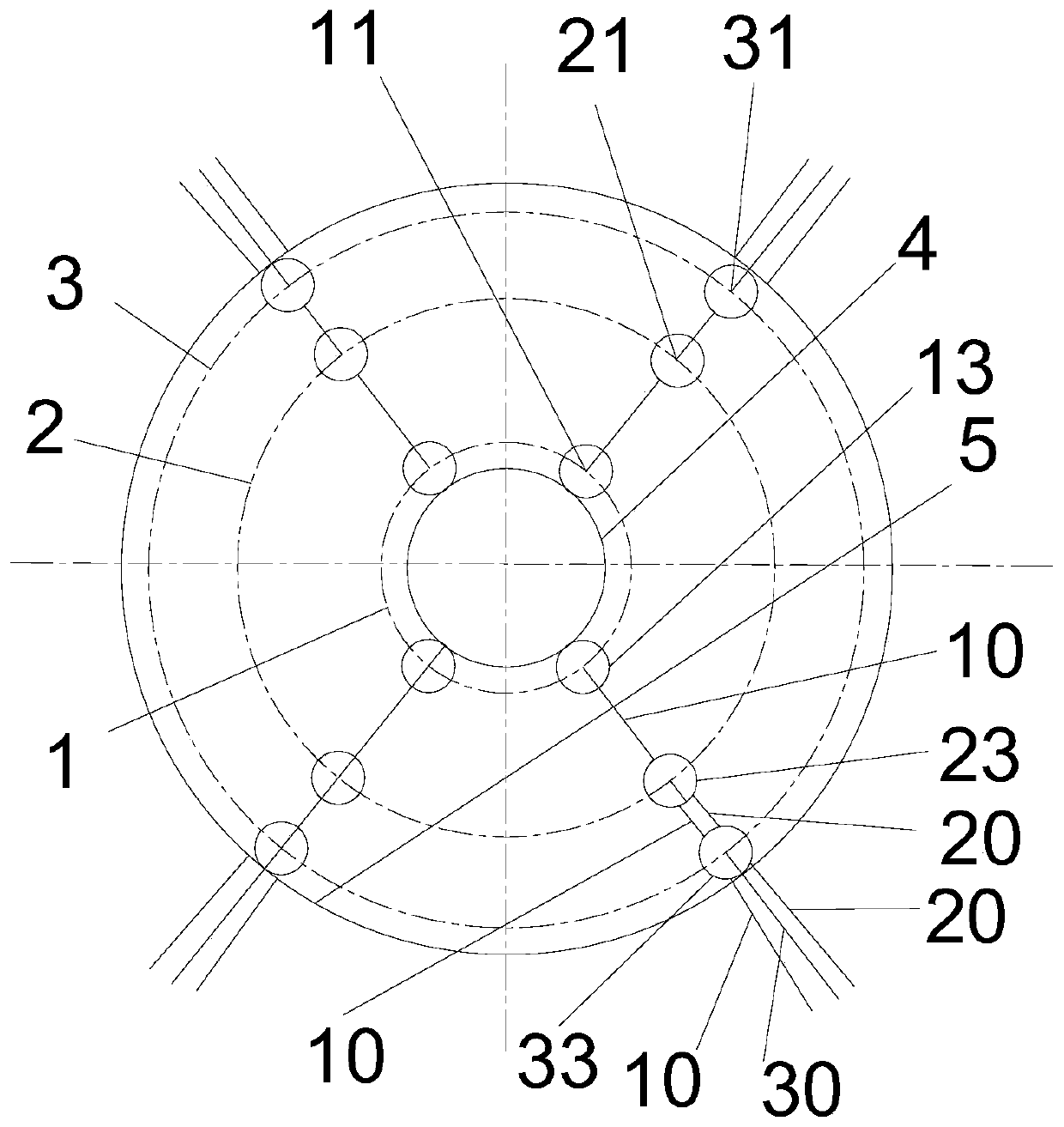 Swirl burner secondary air online measurement system