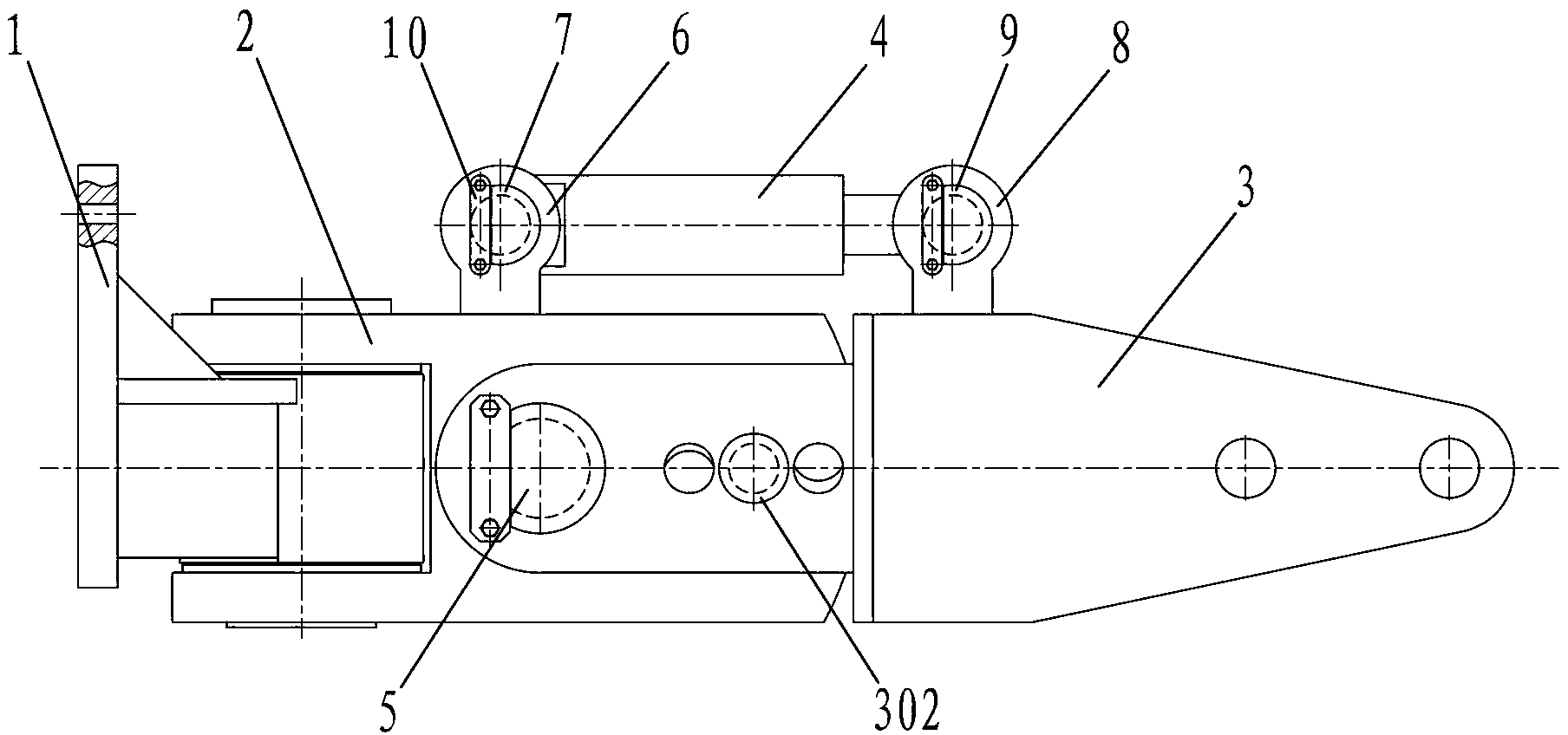 Pin shaft connection frame