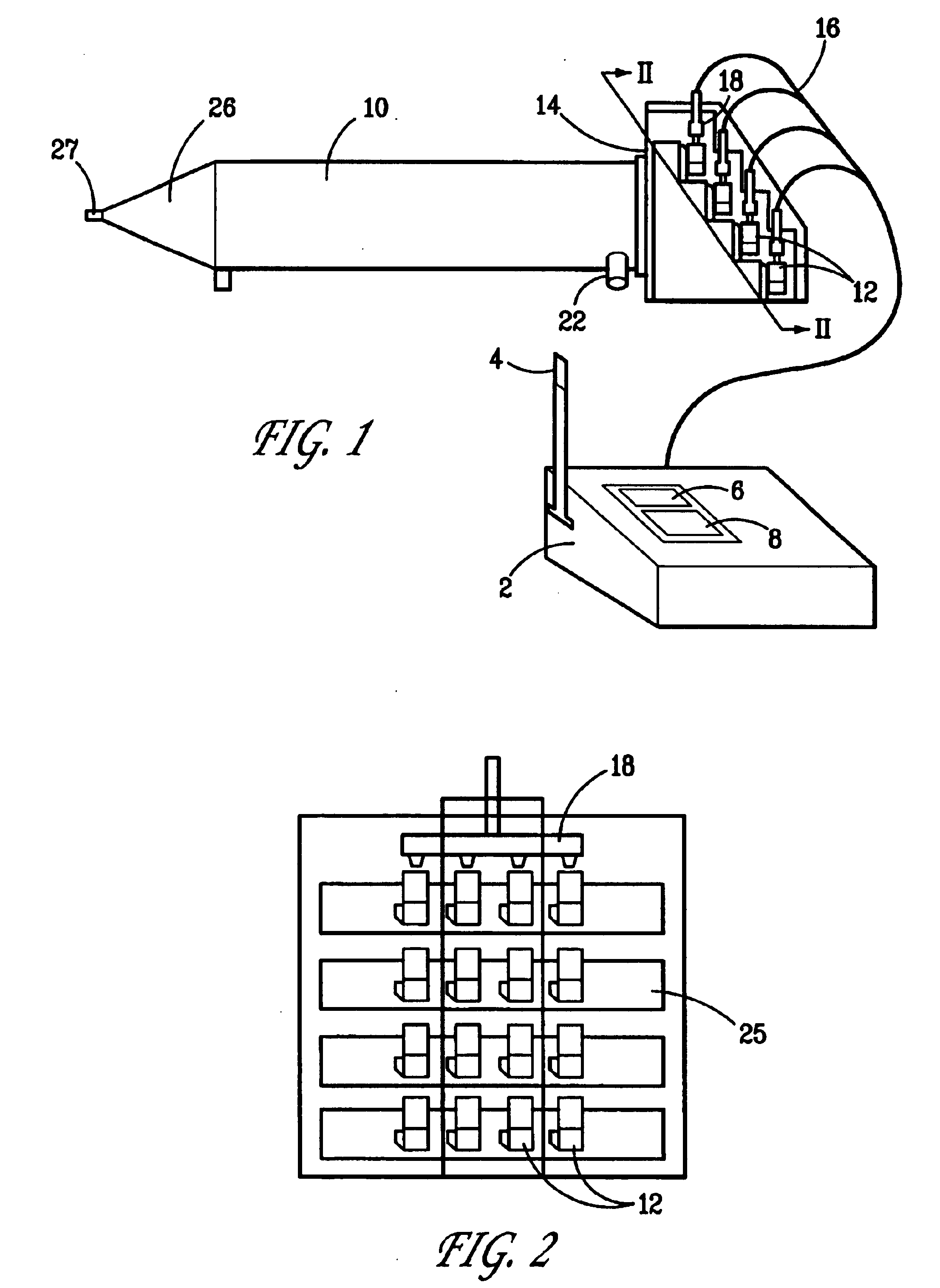 Apparatus for delivering air-borne substances