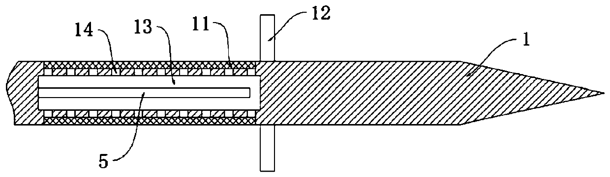 Self-powered field waterfall danger warning equipment