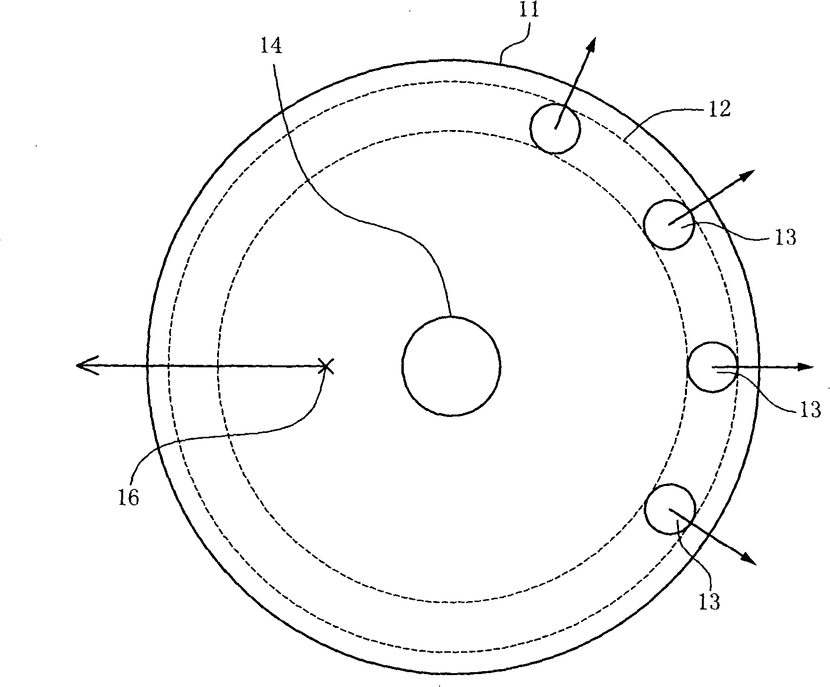 CD ROM ball automatic balance system control method