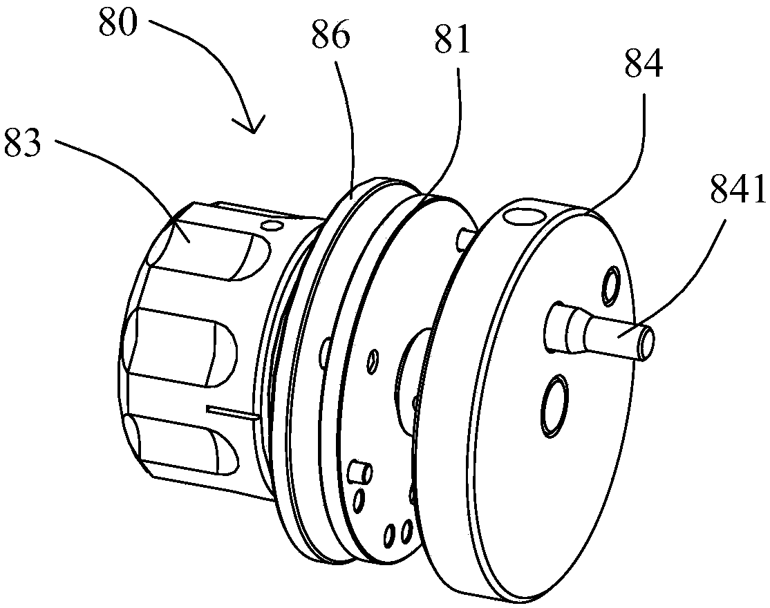 Adjusting knob capable of being quickly disengaged and engaged and presser foot height adjustment mechanism