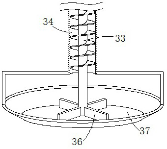 Anti-interruption feeding system for dry denitration conveying equipment