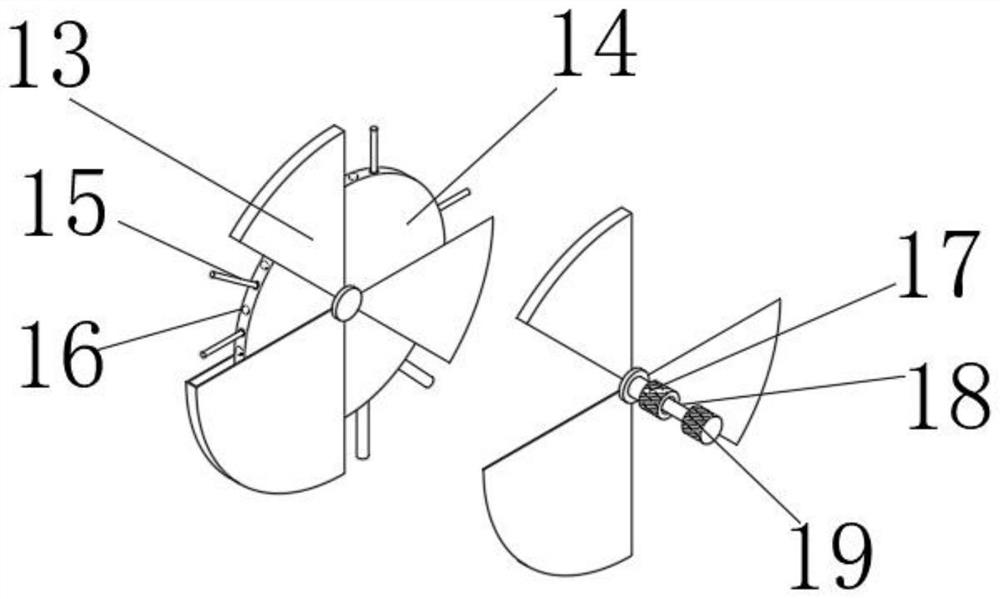 Algae activity efficient saline alkali soil turning device