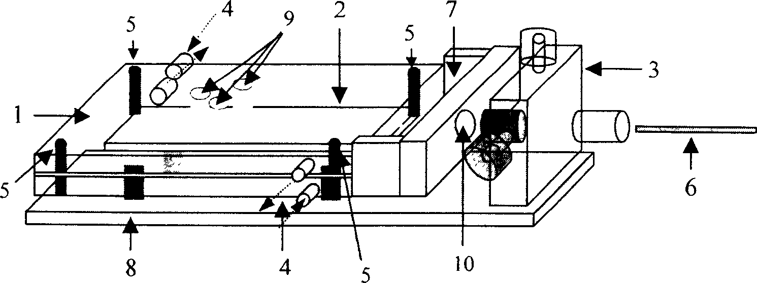 Microflow control chip integrated unit in integrated constant temperature system in high efficiency