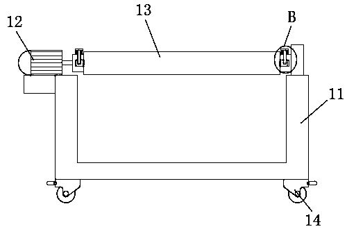 Wringing, drying and winding device for washed textile fabrics