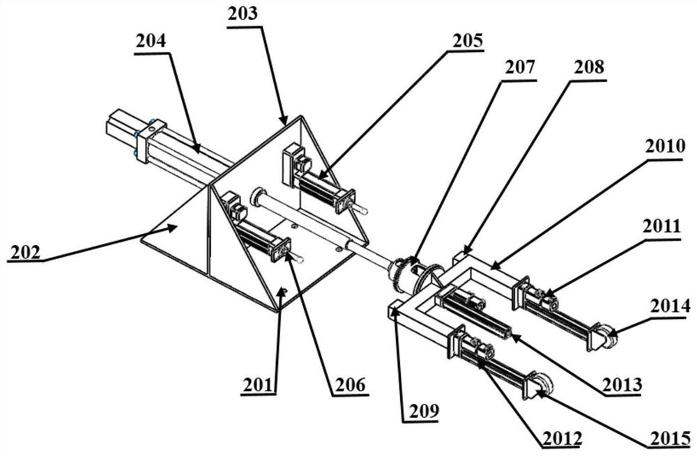 Rigid-flexible wall supporting mechanism for elevator shaft