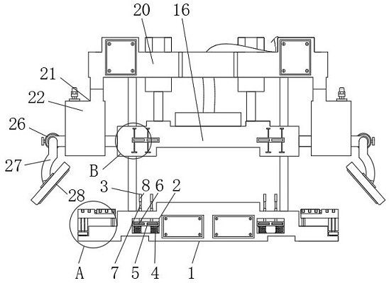 Printer plastic part forming pressing tool convenient to separate