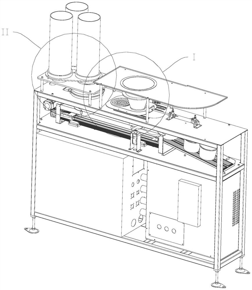 Food discharging device