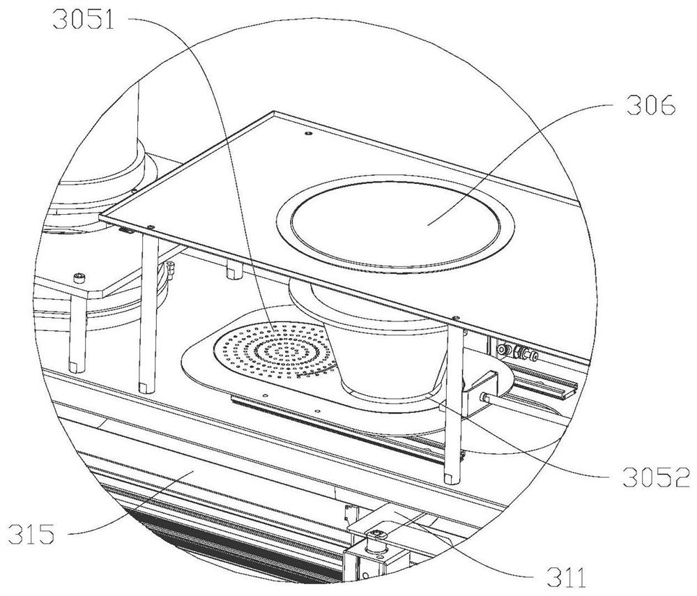 Food discharging device