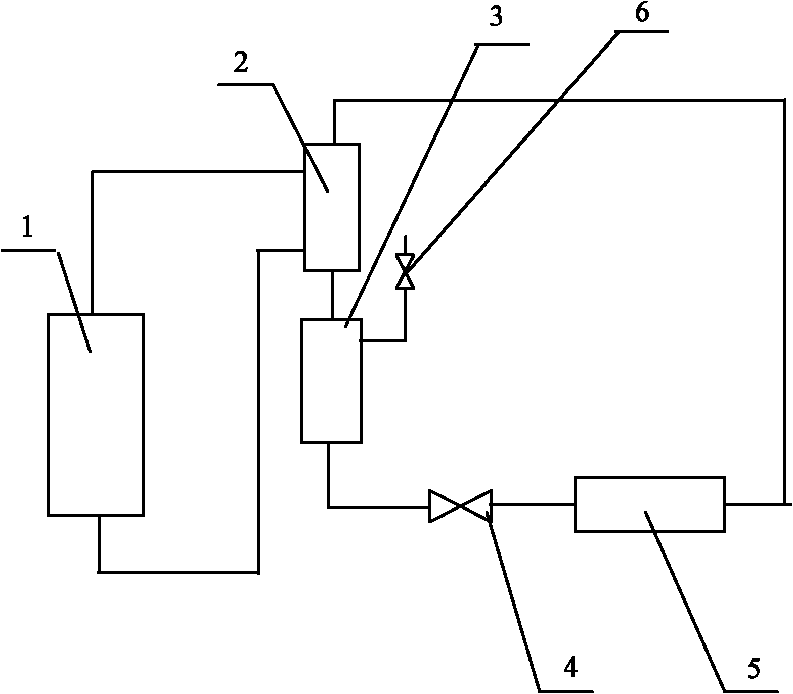 Refrigerating system using carbon dioxide as secondary refrigerant