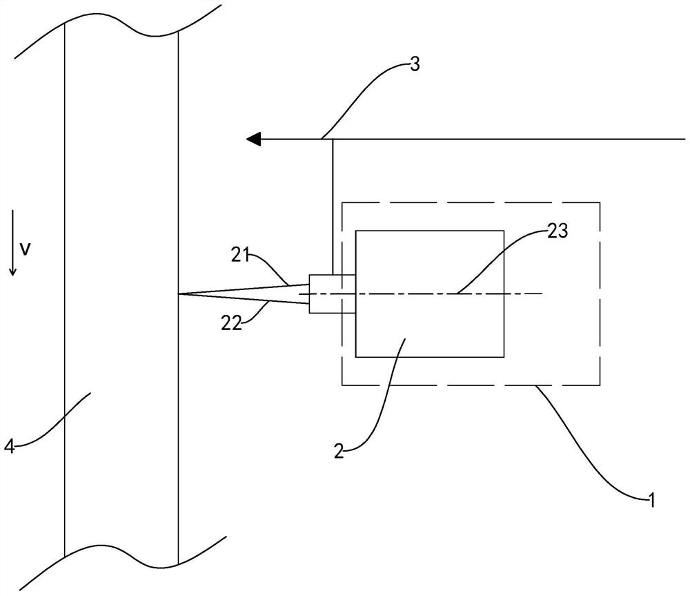 Pile foundation penetration measuring device