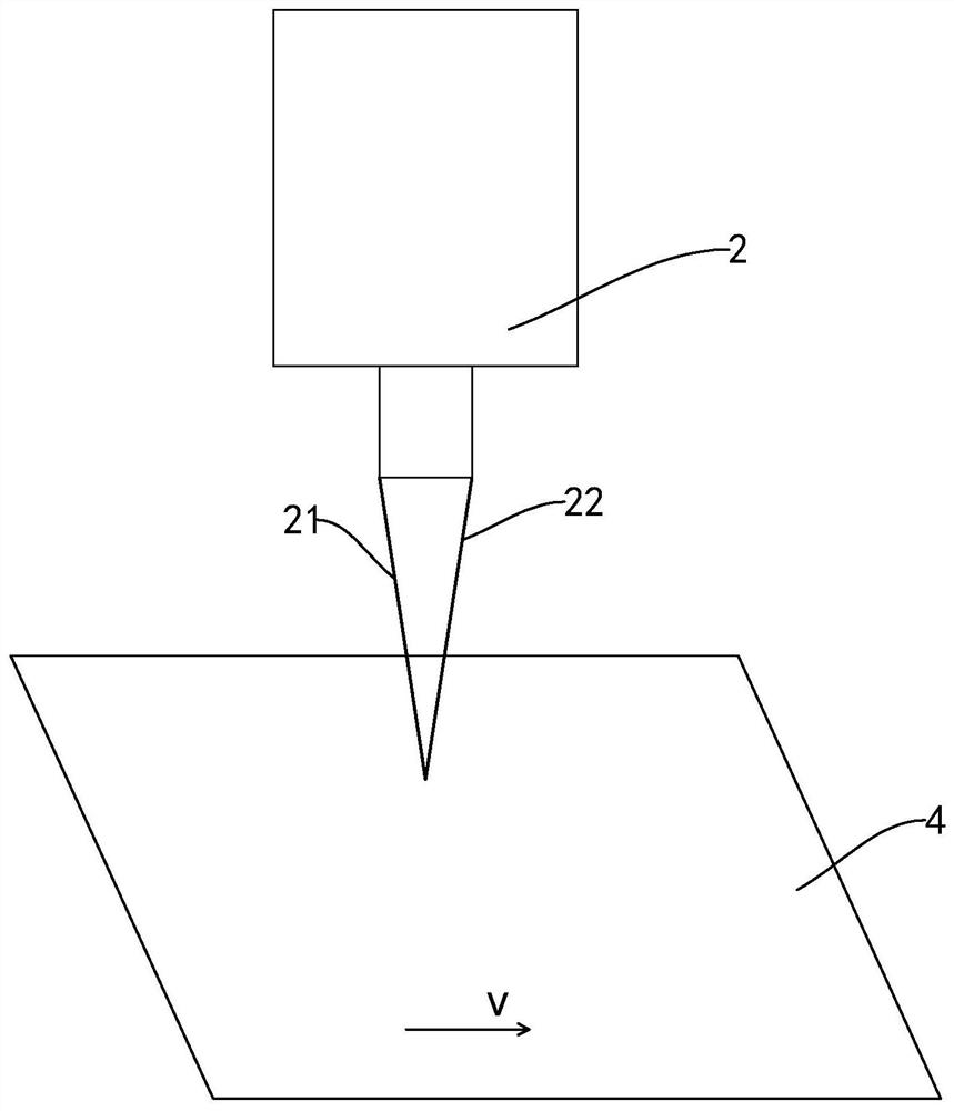 Pile foundation penetration measuring device