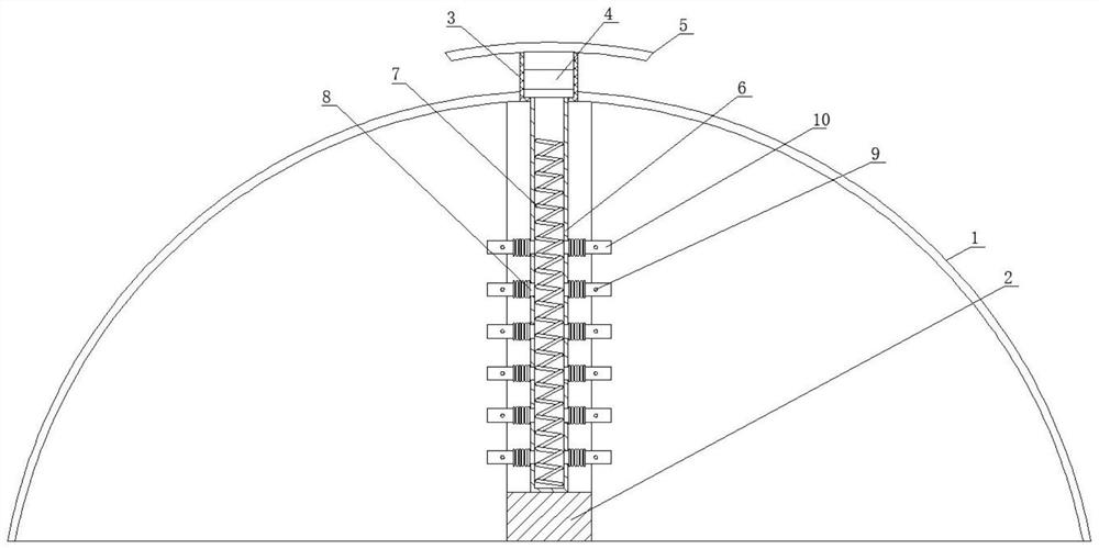 Oxygen supplementation and heat supply method for greenhouse