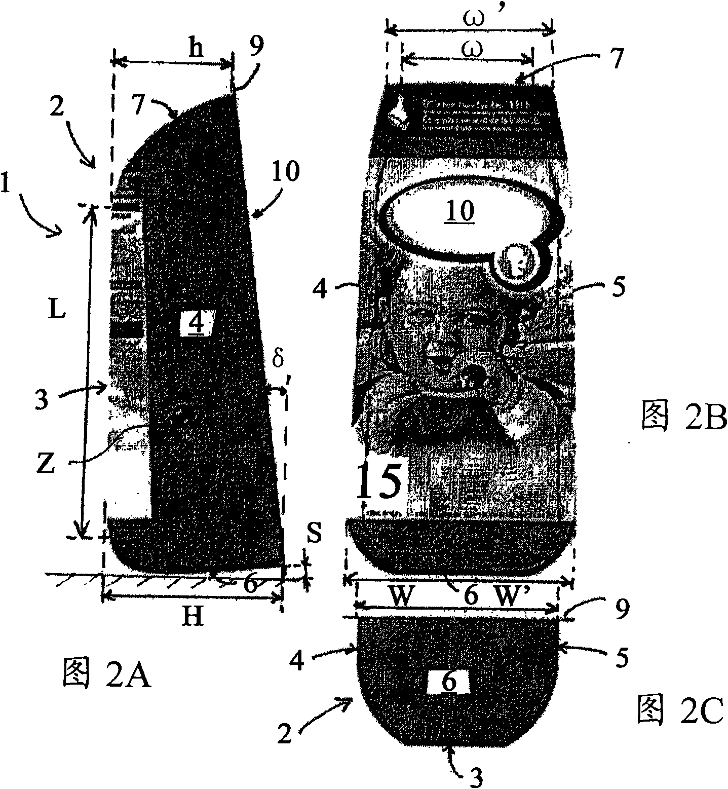 Package for flowable goods, in particular comestibles, and use of such package during transportation, presentation and consumption