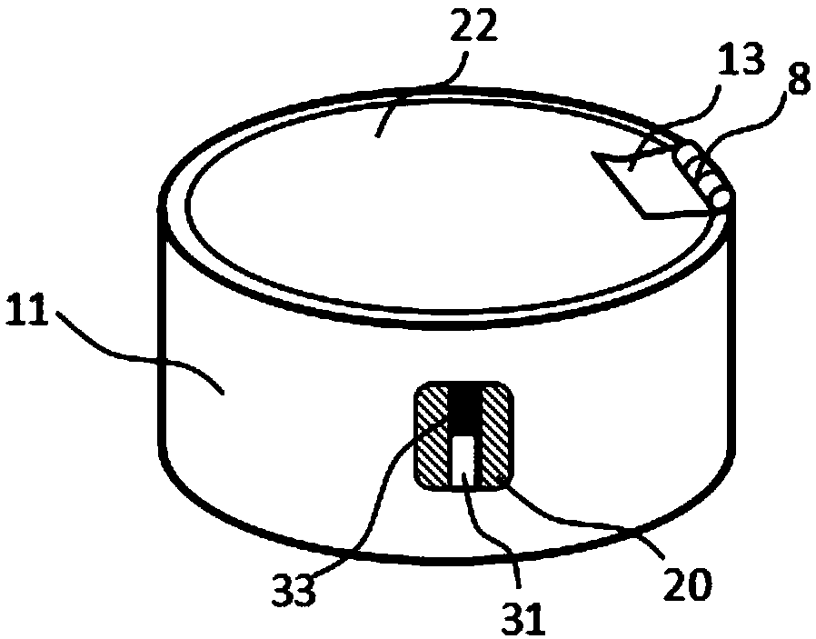 Multifunctional flap-type ashtray