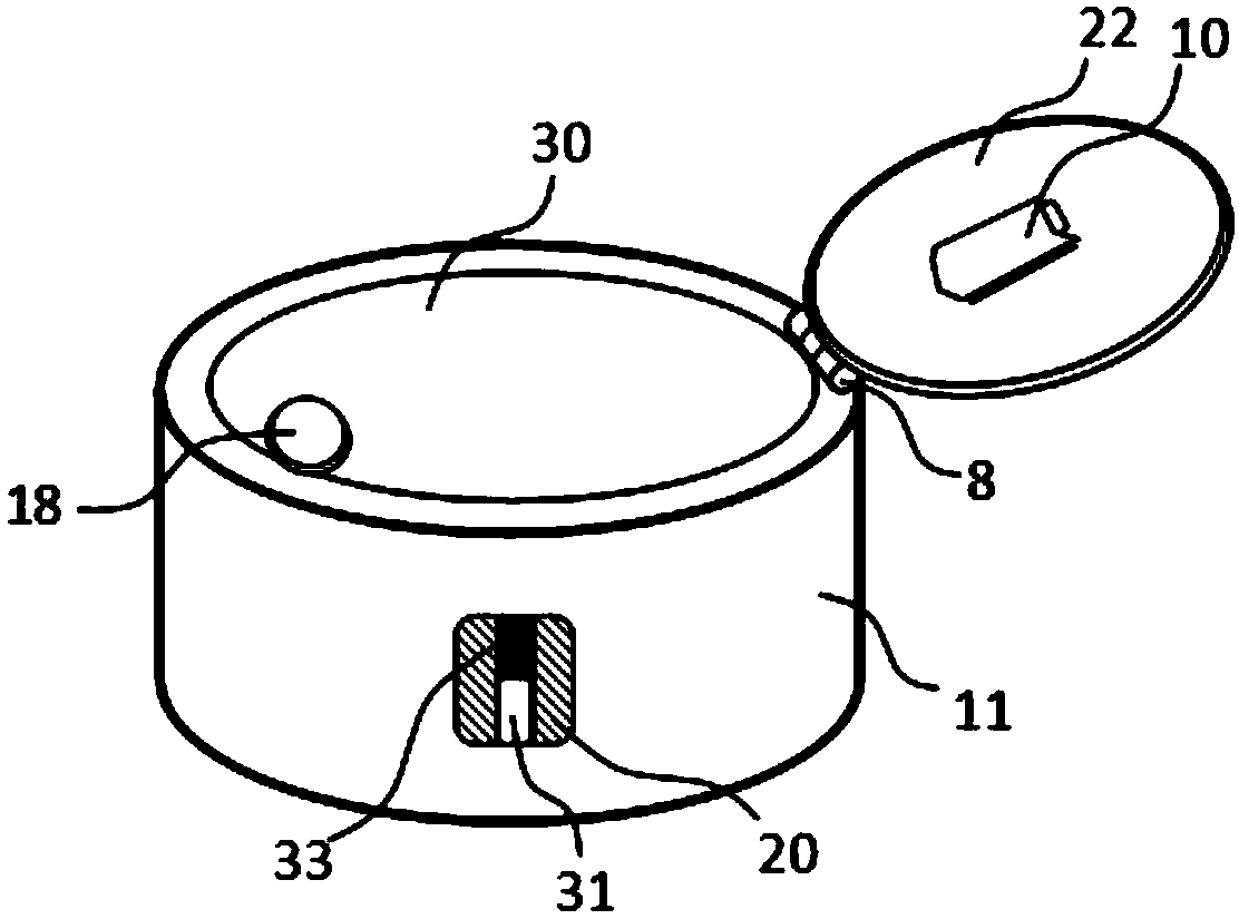 Multifunctional flap-type ashtray