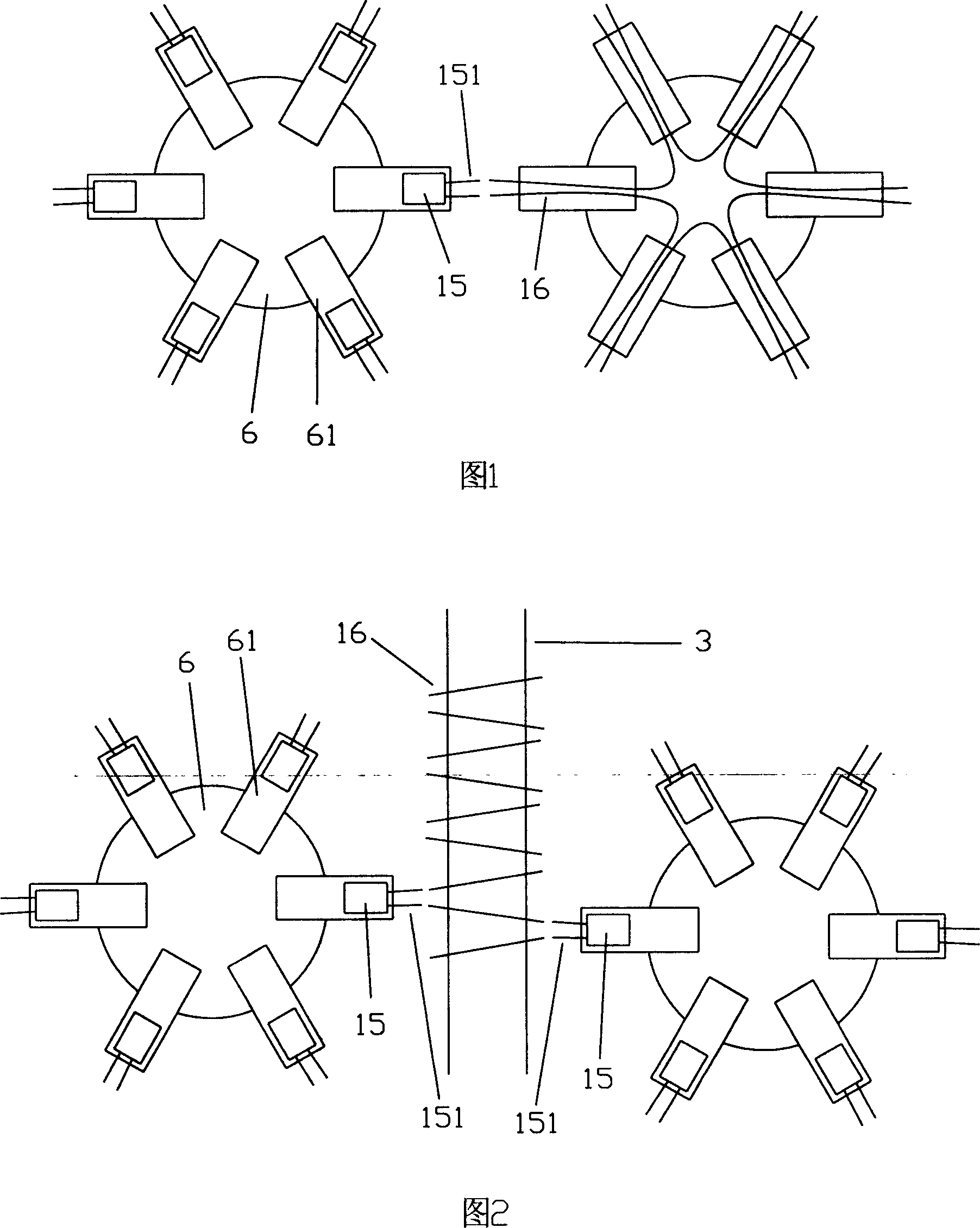 LED lamp pin welding method and equipment