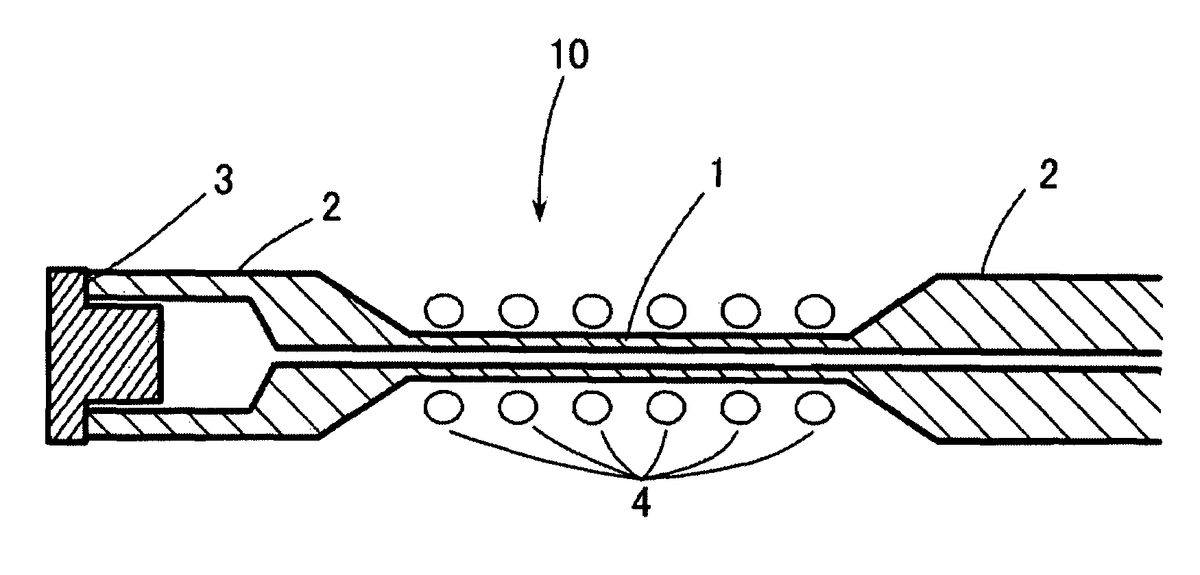 Sample tube for solid-state nuclear magnetic resonance apparatus magic angle high-speed rotation method and method for measuring nuclear magnetic resonance absorption spectrum employing it