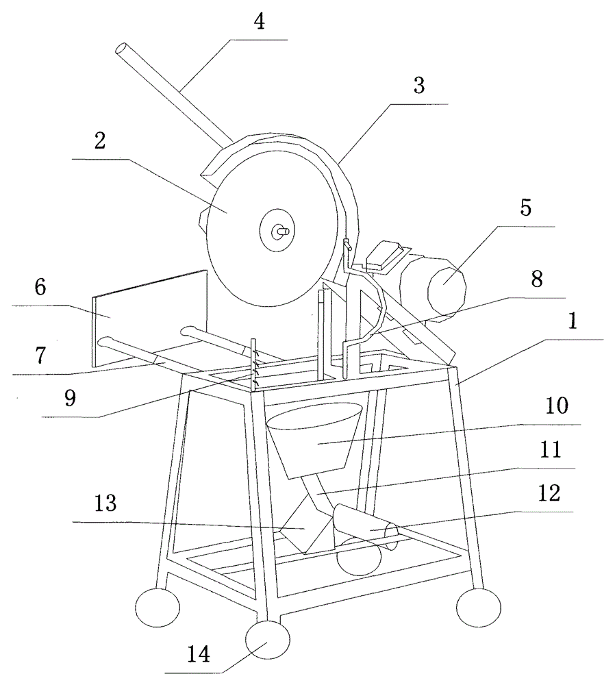 Raw Bamboo Saw Machine