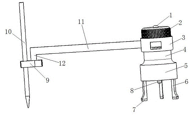 Laser positioning compass