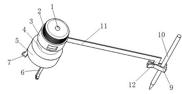 Laser positioning compass